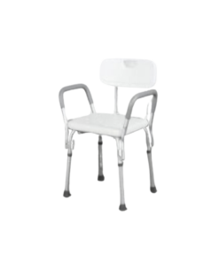 Shower Chair with Backrest & Armrest