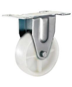 Castor Wheels - Polypropylene - Fixed Wheel - White - 50mm - TOOC402