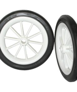 Plastic Spoked Wheels - Polypropylene - 240mm ? - (MOQ 250) - RATB240