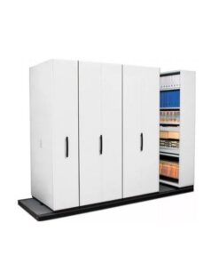 Steel Bulk Filer - Mobile Shelving - 9 Bay - 404 x 110 x 232 cm - Motorcraft Grey - 9BAY360