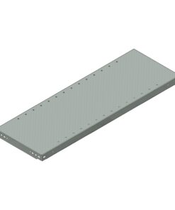 Bolted Shelving Steel Shelf - Uni-Angle - Galvanised - 91.4 x 30.5 cm