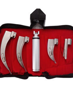 4 Blade Laryngoscope Set
