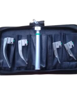 4 Blade Laryngoscope Set, Fibre Optic – Paediatric