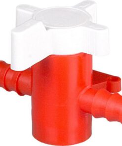Bürkle 2-Way Stopcock, PE/PP, 8 mm Bore, for 9–11 mm Tubing​