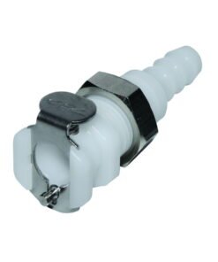 Colder 1/16" Hose Barb Valved In-Line Acetal Coupling Body