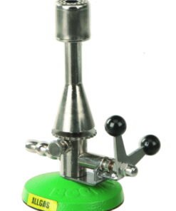 BOCHEM Teclu Burner for All Gas Max. 1300°C, with Stopcock, Air Regulator, Pilot Flame, 0.5-3 KW