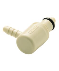 Colder 1/8" Hose Barb Valved In-Line Polypropylene Coupling Insert