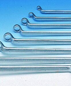 Aug. Hülden Double Ring Wrench Set Elora 5S-8M Chrome-Plated, 8-Piece, 6–22 mm Chrome-Vanadium Steel