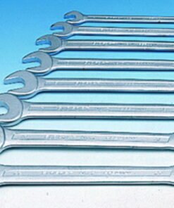 Aug. Hülden Double Open-Ended Wrench Set Elora 2S-8M Chrome-Plated, 8-Piece, 6–22 mm Chrome-Vanadium Steel