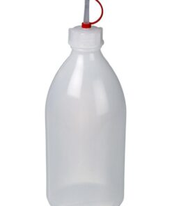 Bürkle Narrow Neck Bottle 500 ml, LDPE with Drop Closure and Cap