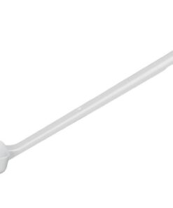Bürkle Sample Scoop 50 ml, Long Handle PS, White, Pack of 10