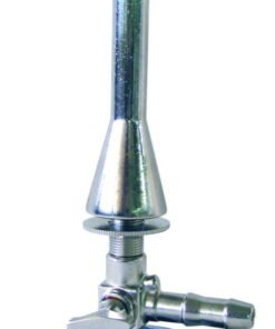 Teclu burner for propane gas with stopcock, pilot flame and air regulator