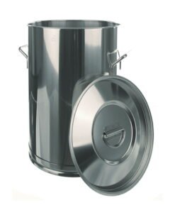 BOCHEM Container 100 L Without Lid 670 x 450 mm, 18/8 Steel Lid No: 8357