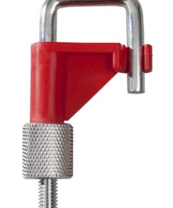 Bürkle Stop-It Tubing Clamp with Easy-Click Closure, Red, for Tubes up to 20 mm Diameter