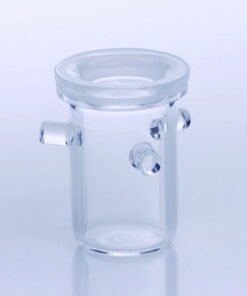proQuarz Quartz Glass Crucible as per Rademacher, 27 mm dia., 45 mm height