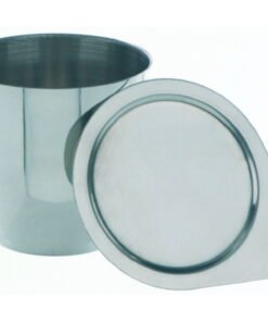 BOCHEM Nickel Crucibles, 99.5%, 50 ml, Type 3, 1.5 mm Thick, Without Lid