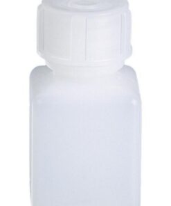 Bürkle EH-Square Bottle 20 ml, HDPE, Square, Floor Plan with Lid