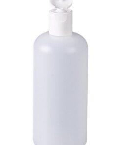 Bürkle Round Bottle 500ml, HDPE w.clap Closure