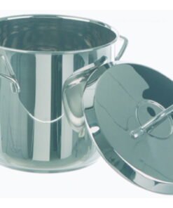BOCHEM Laboratory Pot + Lid 9L 210 x 240 mm, 18/10 Steel