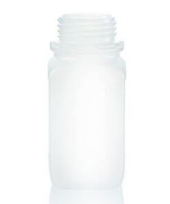 BRAND Square Bottle 100 ml, GL 32, PE-HD, Wide Neck