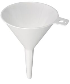 Bürkle Disposable Liquid Funnel PS Ø 100 mm, White, Pack of 10