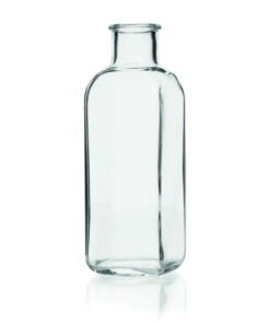 DWK Duran Square Bottle, Breed-Demeter, with Beaded Rim, Cap. 180 ml