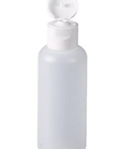 Bürkle Round Bottle 100ml, HDPE w. Snap Lid