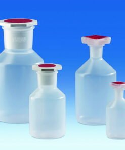 VITLAB Wide Mouth Bottle 500 ml with NS Stopper NS 45/40, PP