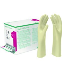 B. Braun Vasco OP Gloves, Size 6.5 OP Sensitive, Latex, Powder-Free, Sterile, Pack of 40 Pair