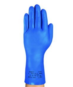 Ansell Nitrile Glove AlphaTec 37-310, Size 10, Blue, Not Velourized, Diamond Grip Profile, Pair