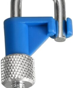 Bürkle Stop-It Tubing Clamp with Easy-Click Closure, Blue, for Tubes up to 10 mm Diameter