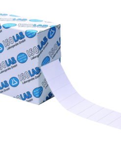 ISOLAB Rectangular Label 33x13 mm, White, Pack of 1000