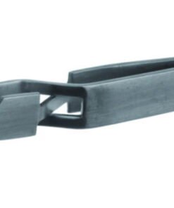 BOCHEM Precision Forceps 120mm Extra Sharp, Bent, Points Without Ridges