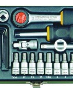 Aug. Hülden Mechanics Set Proxxon 23080 Socket Wrench Set, 36-Piece