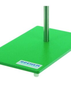 BOCHEM Stand Base 210x130x8 mm Steel, Varnished, Thread M10, 1 Adjustable Foot