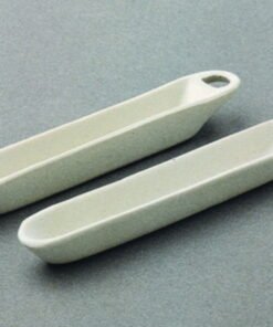 Haldenwanger Combustion Boats, Unglazed Porcelain, 80×13×9 mm, Pack of 500