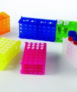 Heathrow Scientific Microtube Racks Interlocking for 4 Sizes, Orange, 175 x 95 x 51 cm