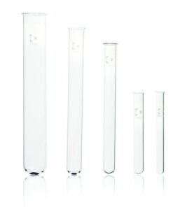 DWK Duran Test Tubes 12x75mm Pack of 100, with Rim