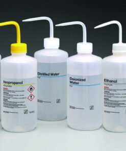Thermo Nalgene Safety Vented Wash Bottles, 500 ml, Methanol, LDPE Closure, PP (Green), Pack of 6