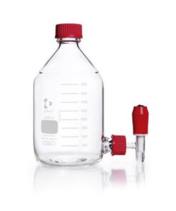 DWK Duran Aspirator Bottle, 2000 ml, GL 45 Neck, GL 32 Tubulature
