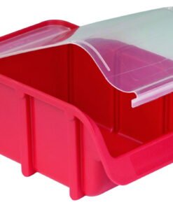 Hünersdorff Storage Bin PP Size 2 Red 100x165/135x75mm without EAN