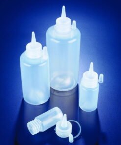 DWK Round Bottle 60ml LDPE with Spouted Cap - Pack of 10