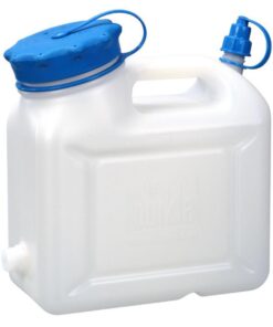 Bürkle Wide-Neck Canister 5 Liters with Threaded Connector at the Side Just Above the Ground