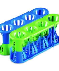 Heathrow Scientific Tube Rack, Adapt-A-Rack, Flexible, Yellow, for Tubes 5-50ml, Pack of 2