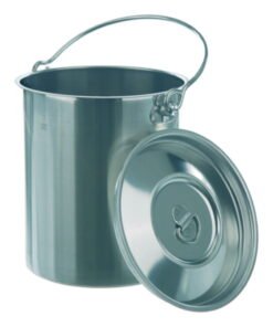 BOCHEM Container 6 L with Lid and Handle 280 x 175 mm, 18/8 Steel