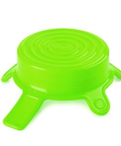 DWK Duran Silicone Lid Size M, Green, Pack of 5