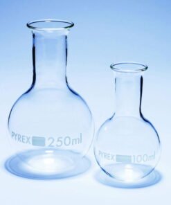 DWK PYREX 6000mL Narrow Neck Flat Bottom Flask