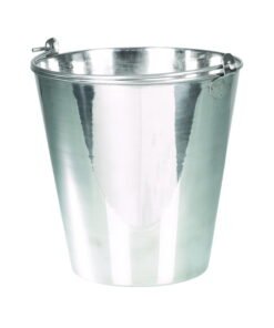 Bürkle Bucket 10 l, Stainless Steel, V2A