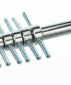 BOCHEM Cork Borer Set of 3 Pcs. with Ejector, 5-7.5mm Ø Brass Nickel Plated