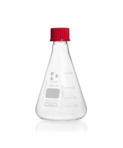 DWK Duran 500 mL Erlenmeyer Flask with Screw Cap